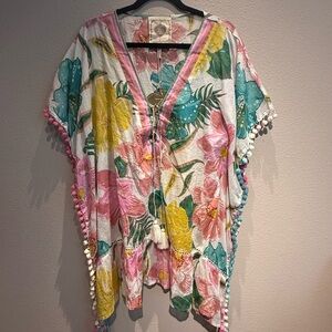 Tropical Floral Women's Swim Coverup